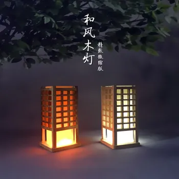 1:18 Rafinat Mini Model Decor Zen Ornamente de Felinare Japoneze Hand-made Papusa Scena Lumini Decorative