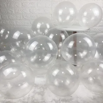 10buc 12 Inch Grosime 2.8 g Clar Baloane Latex Transparent Model Romantic Gonflabile Decor de Nunta Petrecere de Ziua Ballon