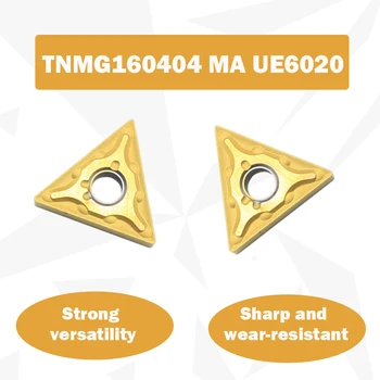 10BUC TNMG160404 MA UE6020 Insertii Carbură TNMG 160404 Lama Externă cuțit de Strunjire CNC Metal Strung Instrument de Tăiere