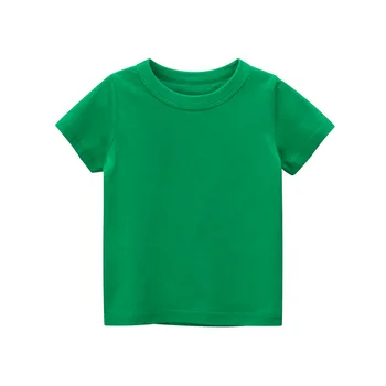 2 7T Copil din Bumbac Tricou de Vară Copil Copil Copil Haine Fete Maneca Scurta Top pentru Sugari Tee Liber Casual pentru Copii Tricou Haine