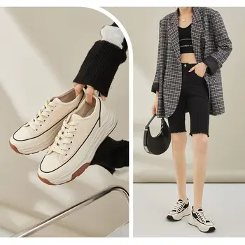 2022 Nou Japonez cu talpi Groase Sporit Pantofi de Panza pentru Femei Platforma Adidasi Sport de Agrement Pantofi Student Fata de Plasă Pantofi
