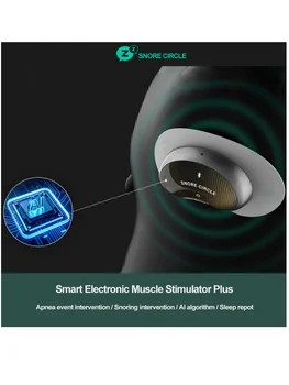 2022 Smart Anti Sforait Pro Magnetic Patch Snore Stopper AI Electrică Gât Stimulator Muscular Masaj Nu Sforăit Sleepping Sida