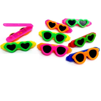 24X ochelari de soare Fata de Copil Agrafe de Par automat de Decorare Tort Sac de Umplere Pinata de Aprovizionare Noutate Ziua Favoruri de Partid Cadou Jucărie Premiu