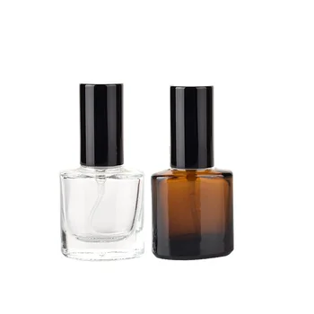 7 ML de Parfum Spray Amber Clar Oval Plat Atomizor Parfum Dozator Femei Călătorie Cosmetice Parfum Sticle 20buc