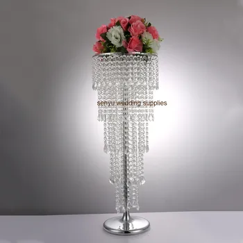 80cm/100cm)12buc )cristal candelabru tort de nunta de nunta de decorare masă acrilică vaza de flori decorationyu0699