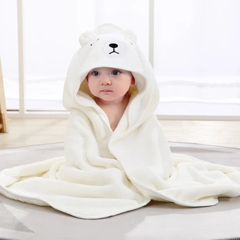 80x80 Nou-născut Înfășurați o Pătură de Bumbac Fleece Pătură pentru 0-12 Luni, Copilul De 4 Sezoane Absorbant Pătură Caldă pentru Copii Prosop de Baie