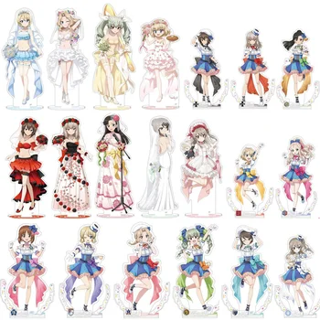Anime GIRLS und PANZER Nishizumi Miho Saori Takebe Rochie de Mireasa Acrilic Figura Model de Placa de Cosplay de Masă Jucărie XmasGifts