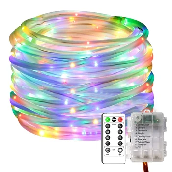 AT35 LED Lumini Șir Coarda 33FT 100 Led-uri 8 Moduri Multicolor Impermeabil în aer liber Lumini de Basm Pentru Gradina Decor Petrecere