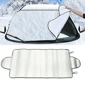 Auto frontal parbriz parasolar Îngheț și Zăpadă de protecție de protecție solară de izolare Termică Mașina din față și din spate de sticlă bloc de soare