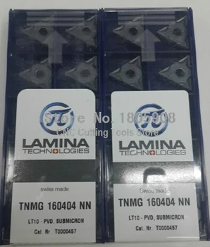 Cumpărături gratuite 10buc Lamina TNMG160404NN LT10 Strung Inserție de Tăiere de Carbură de Cotitură Instrument de Inserare Pentru oțel și oțel inoxidabil