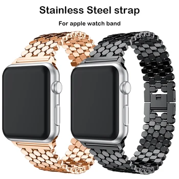 Curea din Otel inoxidabil Pentru Apple Watch Band 7 SE 6 5 4 3 2 Watchband Buclă de Metal Brățară Pentru Iwatch 38mm 40mm 41mm 42mm 44mm 45mm