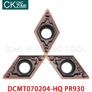 DCMT070204-HQ DCMT2151HQ PR930 insertii carbură CNC instrumente instrumente de cotitură strung Interne din lemn instrumente de cotitură DCMT070204HQ pentru oțel