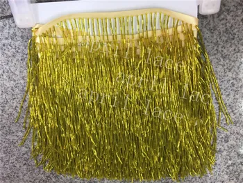 DX005# 5 metri /sac de 15 cm lățime, galben lamaie margele panglica franjuri canaf pentru îmbrăcăminte/decorative/rochie de mireasa