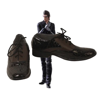 Final Fantasy XV Ignis Scientia Cosplay Pantofi Cizme Maro din Piele Încălțăminte pentru Bărbați și Femei
