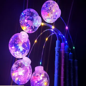 Lampă Portabilă Luminos Transparent Cu Mâner Bobble Bile Piața De Noapte Vibrato Ocean Minge De Copii De Desene Animate Toy En-Gros