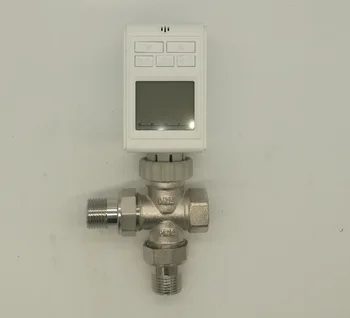 LCD Radiator de acționare a supapelor Temperatură controlată electric de acționare a săptămână de programare robinet termostatic pentru Radiator 3way