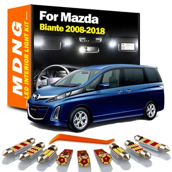 MDNG Canbus LED Interior Hartă Dom Kit de Lumina Pentru Mazda Biante 2008 2009 2010 2011 2012 2013 2014 2015 2016 2017 2018 Masina Lampă cu Led-uri