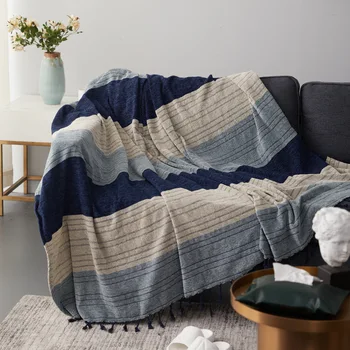 Nordic Arunca Pătură de Canapea Decor Acasă Tapiserie Pian de Acoperire față de Masă Moale Covor Camera de zi Ciucure Cuvertură de pat pe Pat