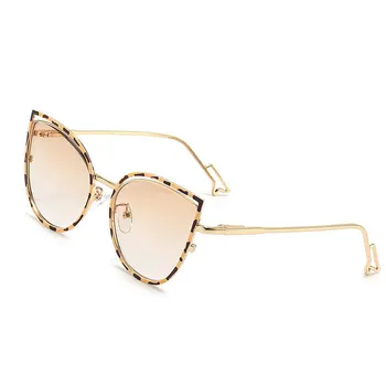 Ochi de pisica ochelari de Soare Cadru Metalic Femei de Moda Nuante UV400 Ochelari de Epocă 50942