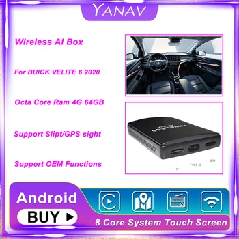Octa Core Carplay Wireless Ai Cutie Dual Bluetooth Android Pentru BUICK VELITE 6 2020 Auto Radio Auto Multimedia Player Smart Box HDMI
