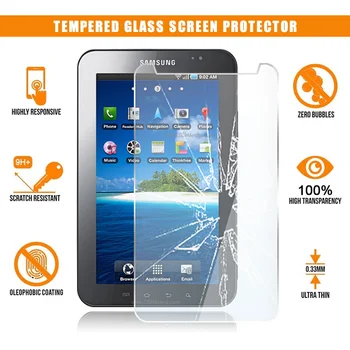 Pentru Samsung Galaxy Tab 7.0 p1000 Tableta Temperat Pahar Ecran Protector Rezistent la zgarieturi, Anti-amprente HD Clear Capac de Film