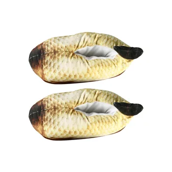 Pește Drăguț Animal Papuci De Casa Pentru Femei De Moda Fete Kawaii Pufos Iarna Cald Papuci Femeie Desene Animate Papuci De Casa Pantofi Amuzante