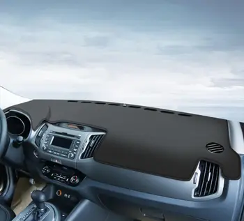 Piele Auto de Bord pad Acoperire Dash Pretector Mat pentru Kia Sportage 2011-2015