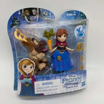 Printesa Disney Frozen Sven Anna Păpuși Drăguț de Acțiune Figura Jucarii pentru Fete pentru Copii Cadouri de Craciun