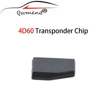 QWMEND 1BUC Transponder Chip ID60 Carbon Gol 4D60 Chip pentru Ford Fiesta Conecta Focus Mondeo Ka Cheie Auto cu Cip de IDENTITATE 60