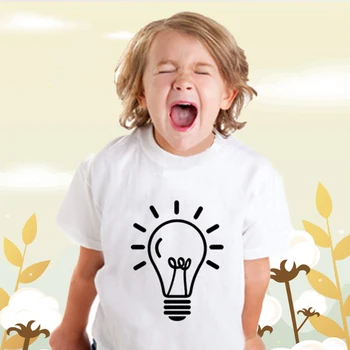 T-shirt-uri Fete Baieti Haine de Mic Copil Mama Copii Tineri Copii-piese de Vară Mâneci Scurte Moale Kawaii Bec Model