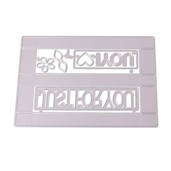 Tăiere de Metal Moare Scrisoare de Dragoste din Oțel Carbon Stencil DIY Scrapbooking Relief Instrument pentru Meserii Card Album Decor