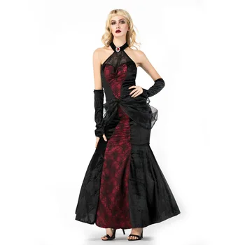 Vampire Regina Cosplay Adult Regina Vampirilor costum De Halloween Rochie Femei Gotic Performanță Uniformă