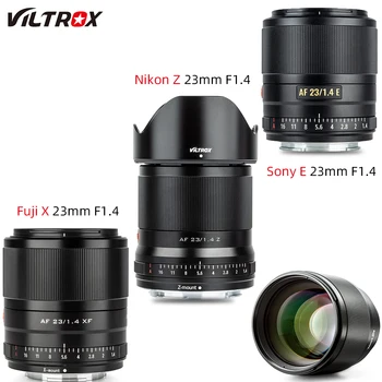 VILTROX 23 mm F1.4 Auto Focus Deschidere Mare Portret Obiectiv pentru Fujifilm Fuji X mount Nikon Z Sony E-mount Lentile de aparat de Fotografiat