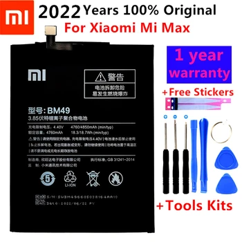 Xiao Km Original, Bateria Telefonului BM49 Pentru Xiaomi Mi Max Baterii 4850mAh Li-Polimer de Telefon de Înlocuire Baterii+Instrument