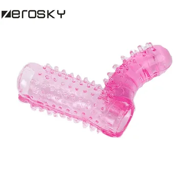 Zerosky Extindere Penisului Penis Inele de Silicon Deget Inele pentru Penis G-spot Adult Sex Produsele Reutilizabile Prezervativ Sexy Jucarii Penis Mâneci